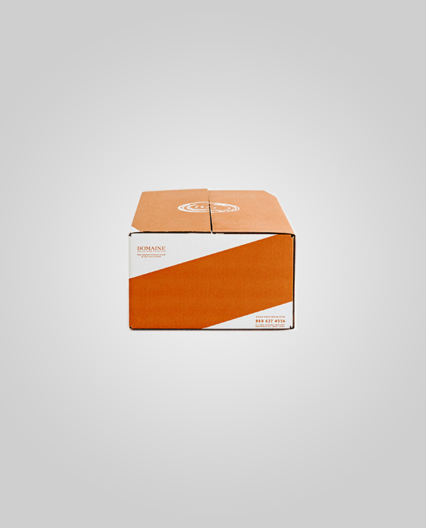 Cardboard wine box 12-pack layflat